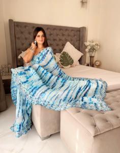 Nouvelle collection exclusive de saris à séquences vêtements de fête saris de mariage pour femmes porter au prix d'exportation - Product Image 2