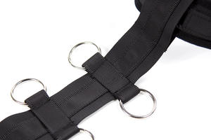 <span class=keywords><strong>Collar</strong></span> de Bondage Negro Sexy para Adultos SM con Esposas para Brazos y Cuello, Material de Tela para Juegos BDSM - Product Image 2