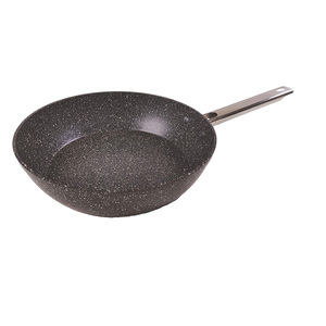 Juego de utensilios de cocina de aluminio ecológico forjado con sartén profunda de inducción completa - Product Image 1