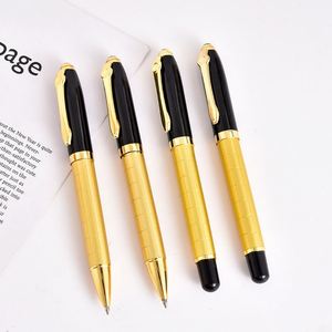 Stylo bille métallique professionnel à mécanisme rotatif 1,0 mm, personnalisable avec logo, cadeau, noir, séchage rapide, impression UV, stylo de signature - Product Image 4