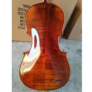 Tongling strumento musicale fiamma in legno massello 4/4 violoncello popolare vendita calda
