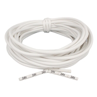 Tubo de PVC flexible para marcar cables eléctricos, accesorios de cableado eléctrico, para cableado de gabinetes y casas, tubo de identificación de cables antienvejecimiento