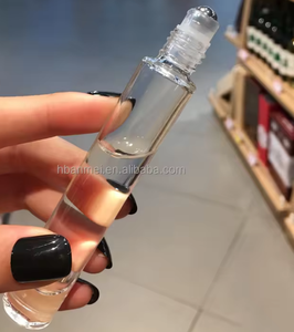 ขวดน้ำหอมขนาดเล็ก10มล. ขวดแก้วครีมบำรุงรอบดวงตาขวดแก้วลูกกลิ้งทำจากเหล็ก - Product Image 5