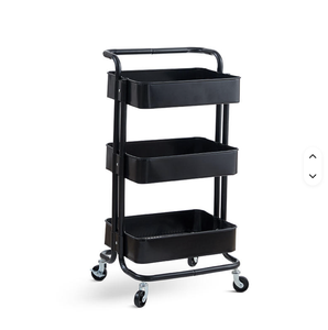 Carrito de Salón de Belleza Multifuncional con Estante Práctico - Product Image 3