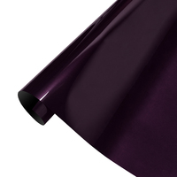 Film de Vinyle Premium Brillant Violet Gentiane pour Voiture, Moto, Autocollant DIY, avec Technologie Air Release et Auto-Réparation, pour Changement de Couleur de Carrosserie