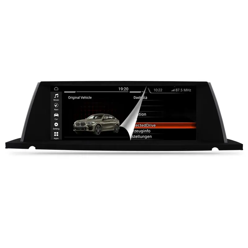 10.25 "Android 10 8 Core 4G 64G lecteur de Radio multimédia de voiture pour BMW série 5/3 GT F07 2009 2010 2012 Navigation GPS