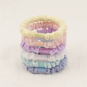 Fantastiic Candy Color Girls Hair Ties Mesh Scrunchies accessori per capelli - Product Image 1