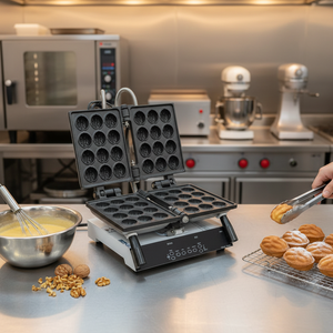 New CookTech High Capacity Walnut Cake Maker Commercial Grade Stainless Steel SUS304 Touch <b>Control</b> Digital Smart <b>Control</b> - Product Image 3