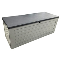 Winslow & Ross 390L Armoire de rangement extérieure étanche Outil de jardin utilitaire Boîte à coussins pour la maison Hôtel Jardin