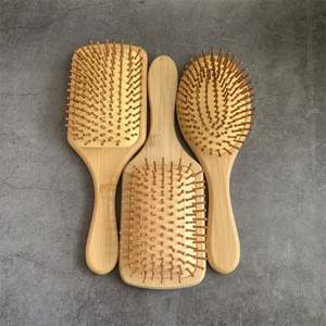 Cepillo de Pelo de Bambú con Masaje de Airbag, Antiestático, Desenreda el Cabello Rizado, Reduce la Caída del Cabello en Mujeres, Mejora la Salud del Cuero Cabelludo, Herramientas de Peinado - Product Image 2
