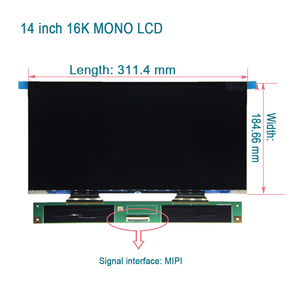 Nhiều Kích cỡ 3D máy in Màn hình <span class=keywords><strong>LCD</strong></span> 6.2 6.8 8.9 10.1 10.3 13.6 14 inch 2K 4K 8K 9K 12K 14k 16k Mono <span class=keywords><strong>LCD</strong></span> hiển thị - Product Image 2