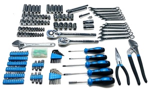 طقم مفاتيح صندوقية احترافية من 228 قطعة طقم أدوات لتصليح السيارات بصندوق متين - Product Image 3