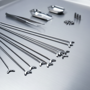 Clips en acier inoxydable pour laboratoire dentaire, pour prothèse partielle en acrylique, tailles 0,8-1 mm, résistance élevée - Product Image 2