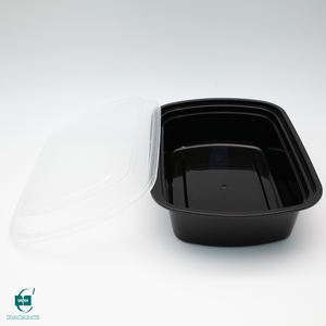 Boîte de conservation alimentaire en plastique PP jetable résistante Hacamy, compatible micro-ondes, avec couvercle hermétique, réutilisable, pour la préparation des repas, vente en gros - Product Image 3
