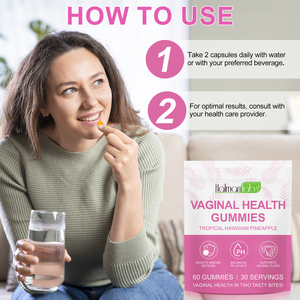 Hatmanlabs Équilibre le pH 60 Gummies Probiotiques pour la santé vaginale Gummies pour la santé vaginale - Product Image 6