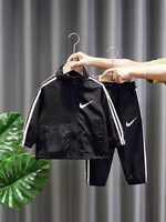 Nouvel Ensemble Décontracté Deux Pièces de Sport et Loisirs pour Garçons 2025, Costume Élégant pour Bébé, Vêtements Printemps-Automne pour Enfants, Idéal pour le Sport