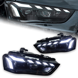 ชุดไฟหน้า LED สำหรับ Audi A4 ปี 2013-2016 แบบโปรเจคเตอร์เลนส์ พร้อมไฟ DRL และไฟเลี้ยวแบบ Sequential - Product Image 2