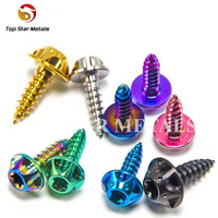 TITST baut Titanium, kepala sekrup Torx untuk sepeda motor mobil, baut Titanium M4x15 20mm M5x15 17 20mm M6x15mm