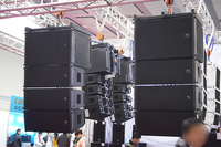 Altavoz de Línea Profesional H3L Doble de 12 Pulgadas, Pasivo, de Alta Potencia, de Frecuencia Completa, para Exteriores, Cine en Casa, Actuaciones y Bodas