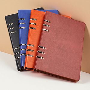 Promoción: Cuaderno Personalizado al por Mayor A5, de Lujo, con Tapa Dura de Cuero PU, Hojas Sueltas, Organizador/Planificador de 80 Hojas para Negocios - Product Image 5