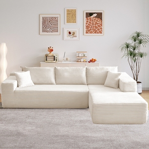 Modular cắt nén <span class=keywords><strong>sofa</strong></span> sang trọng vải to sợi đám mây thoải mái <span class=keywords><strong>sofa</strong></span> Fluffy sang trọng ghế cho phòng khách căn hộ không có lắp ráp - Product Image 2