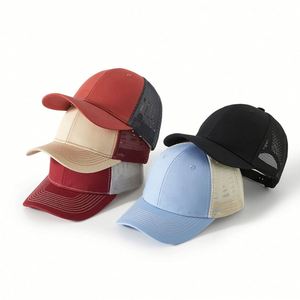 Gorra Snapback Unisex Lisa de 6 Paneles en 30 Colores al por Mayor, Gorra Trucker Richardson 112 con Malla para Hombre - Product Image 1