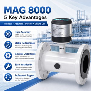 เครื่องวัดอัตราการไหลแบบดิสเพลสเมนต์เชิงบวก SITRANS FM 8000 ใช้พลังงานจากแบตเตอรี่ มาตรฐาน IP68 พร้อมเซ็นเซอร์วัดการไหลและเอาต์พุต RS485 ช่วงการวัด 1-30 ลิตร/นาที - Product Image 3