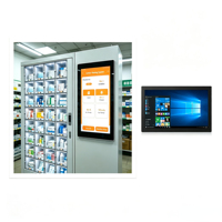 PC industriel tactile intégré de 15,6 pouces, écran tactile capacitif, ordinateur tout-en-un pour armoire à pharmacie, distributeur automatique de médicaments