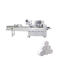 Machine automatique de regroupement de rouleaux multiples de papier hygiénique entièrement automatique Machine d'emballage de rouleaux de papier