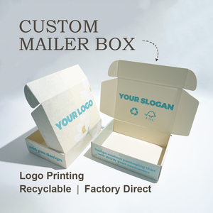 Muestra gratis de logotipo personalizado de color rosa, caja de embalaje corrugado cosmético, caja de envío, caja de papel - Product Image 5