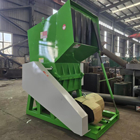 Broyeur de plastique HDPE avec cloisons insonorisées, machine industrielle de broyage de déchets plastiques