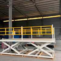 Plateforme élévatrice à ciseaux robuste de grande taille, taille personnalisée, 1 tonne, 4 tonnes, élévateur à ciseaux hydraulique fixe