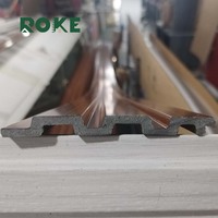 ROKE Penjualan Panas Desain Fashion Panel Dinding Tahan Air Harga Murah Dekorasi Panel Dinding PS 12 30 60cm Warna Kayu
