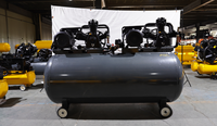 Nouveaux compresseurs d'air à piston lubrifiés portables 220V-380V alimentés en courant alternatif 25Bar pour l'industrie minière