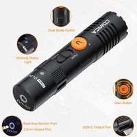 Microphone vidéo sans fil léger Comica VM10 Pro pour smartphones et appareils photo reflex numériques avec suspension antichoc Deadcat et contrôle de gain 2.4G