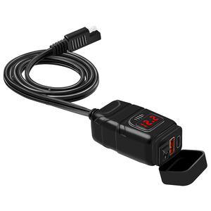 <span class=keywords><strong>Chargeur</strong></span> de <span class=keywords><strong>téléphone</strong></span> USB étanche et durable à charge rapide pour motos <span class=keywords><strong>avec</strong></span> interrupteur voltmètre - Product Image 6