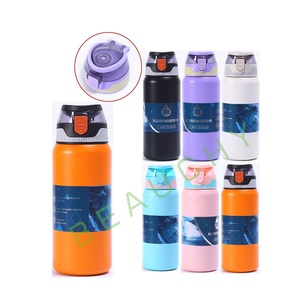Wholesale <strong>Drinking</strong> Fitness <strong>Flask</strong> 316 Material Vacuum Metal Coffee <strong>Flask</strong> With Press Buttons Custom Student <strong>Hot</strong> <strong>Flask</strong> for School - Product Image 1
