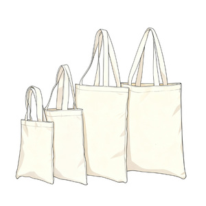 Bán buôn tùy chỉnh in logo giá rẻ tái sử dụng Túi mua sắm Đồng bằng màu trắng trống bông vải tote túi với tùy chỉnh - Product Image 2