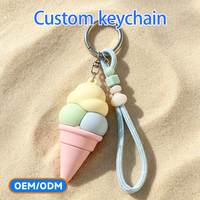 Porte-clés en PVC souple personnalisé, 2D/3D, animaux mignons, articles promotionnels, illustrations personnalisées pour cadeaux marketing et souvenirs – Vente en gros abordable