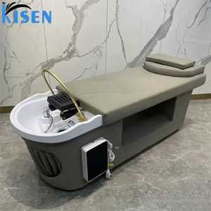 Sillón de Champú Moderno de Lujo Kisen con Funciones de Spa, Terapia Acuática y Mesa de Masaje Tailandés para Uso en Baños - Product Image 1
