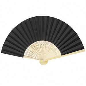 Abanicos de Mano Plegables de Seda con Diseño Floral y Borlas, Hechos a Mano con Bambú, para Regalo Promocional - Product Image 1