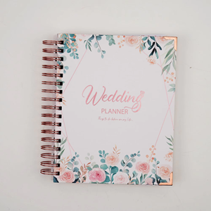 Cuaderno de diario en espiral A5 impreso con logotipo personalizado, hoja de oro rosa, <span class=keywords><strong>planificador</strong></span> diario de 100gsm para profesores, Agenda Semanal <span class=keywords><strong>mensual</strong></span> - Product Image 5