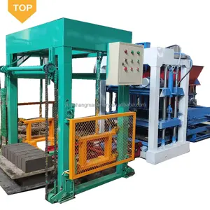 Hydraulic sand road press 6 inches hollow cement fly ash brick mould automatic concrete block making machine