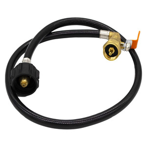 Brass Gas Hose Adapter Qcc Connector 1 Lb To 20 Lb Propane Tank Camping <b>Stove</b> Fuel Line Conversion Kit - Product Image 4