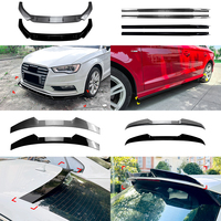 Kit carrosserie AMP-Z pour Audi A3 8V : Lame de pare-chocs avant, jupes latérales, aileron arrière, diffuseur arrière en ABS