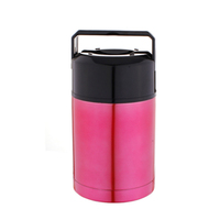 Thermos isotherme en acier inoxydable à double compartiment de 1000 ml pour enfants