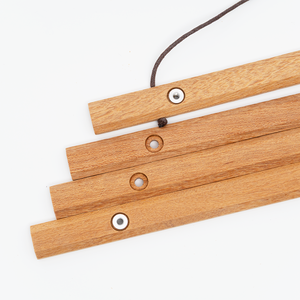 Natürlicher Teakholz-Posteraufhänger, Messingschraubklemme, Großhandelslieferung für Galerien, Geschäfte und Heimdekoration - Product Image 4