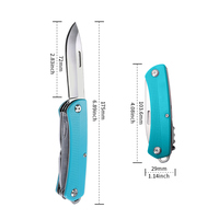 GHK Pince multifonctions de poche pour l'extérieur de haute qualité Tournevis Lame Clé à molette Règle Lime pour le camping Survie Randonnée OEM