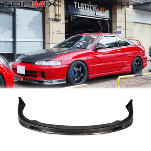 Para <span class=keywords><strong>Honda</strong></span> Acura <span class=keywords><strong>Integra</strong></span> <span class=keywords><strong>Type</strong></span> R DC2 1995-2000 labio delantero de fibra de carbono mejorado y labio de parachoques inferior - Product Image 1