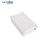 Boîtier de distribution de fibre optique Unionfiber 8 cœurs, boîtier de terminaison, mini boîtier ODP OTB FAT FDB 1*8 ports pour réseau FTTH